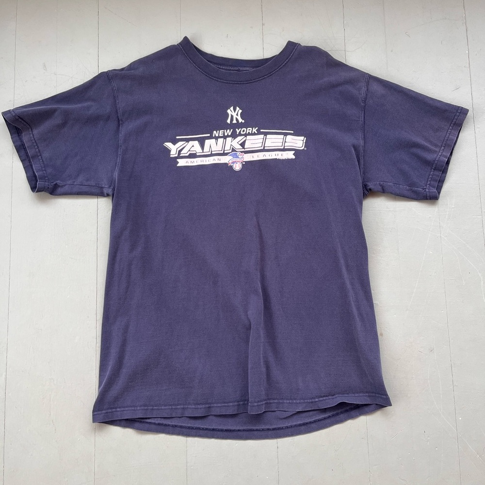 New York Yankees Navy Blue Short Sleeve Tee